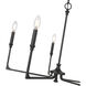 Azara 5 Light 28 inch Matte Black Chandelier Ceiling Light