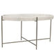 Che 33 X 22 inch Antique Silver Cocktail Table