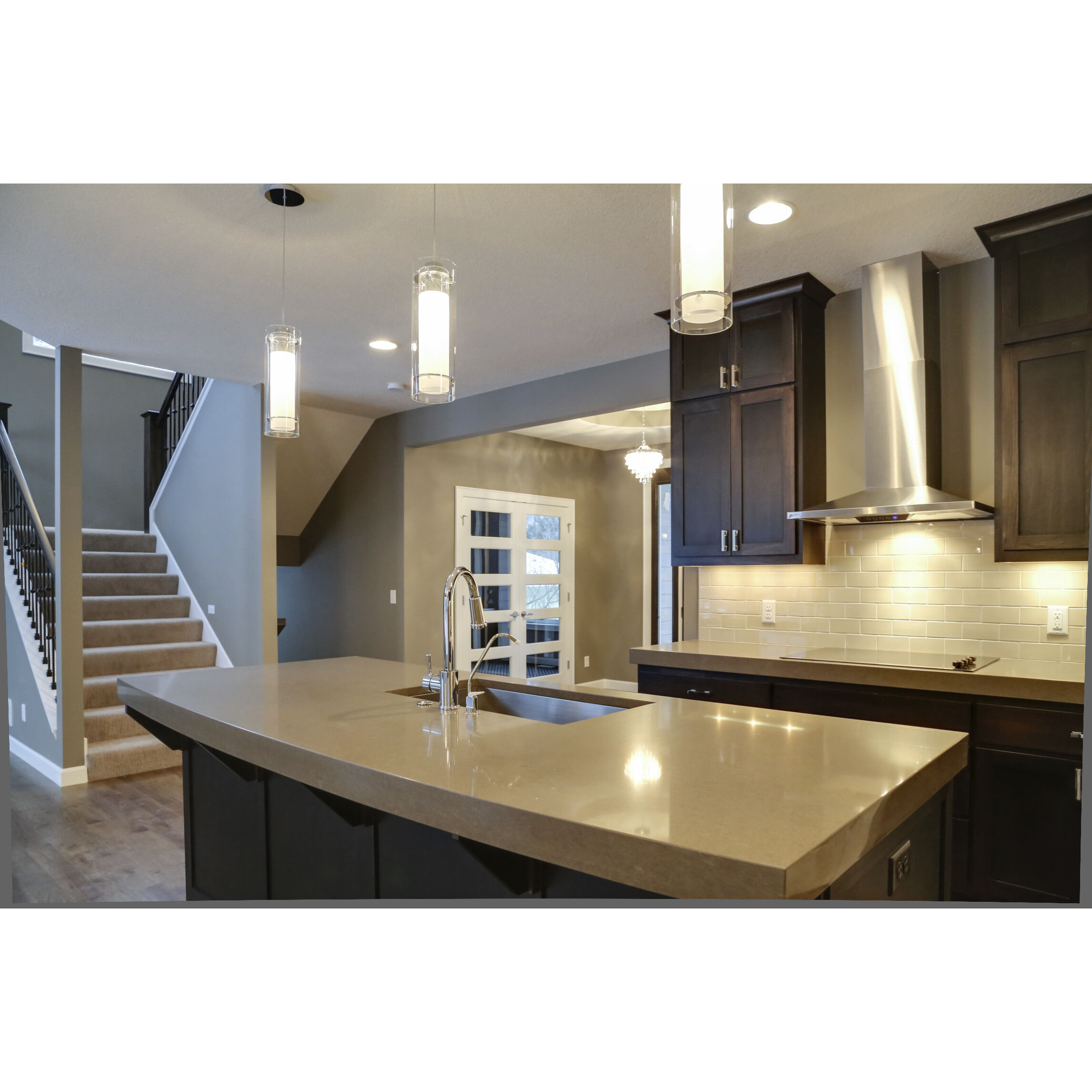 Frost 1 Light 5.5 inch Polished Chrome Single Pendant Ceiling Light