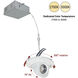 M4 Matte Powder White Round Adjustable Elbow