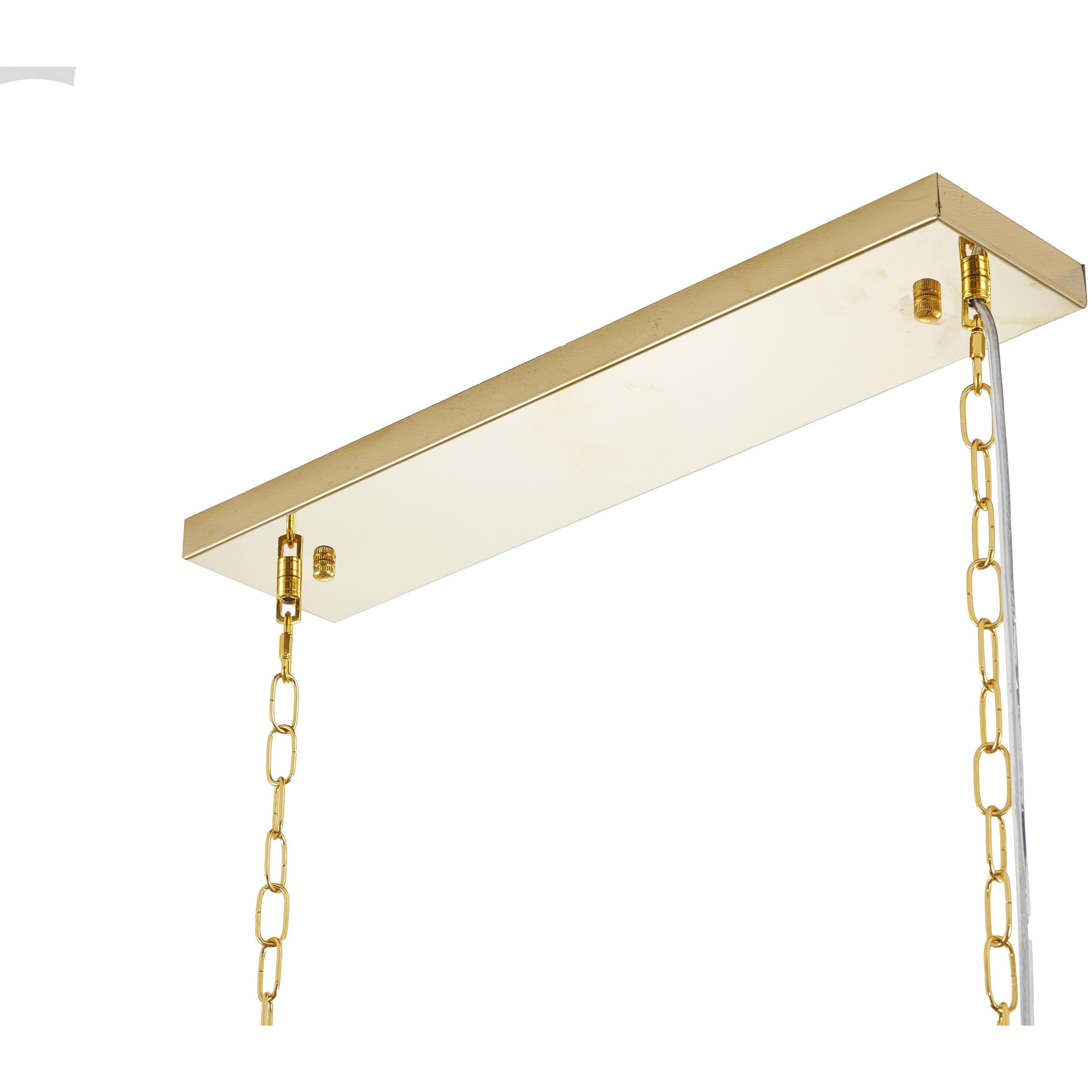 Canada LED 12 inch Black and Gold Chandelier Ceiling Light