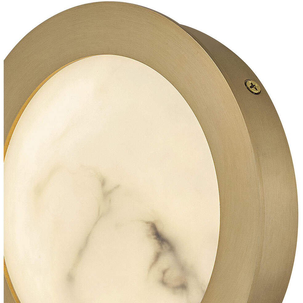 Cava Sconce Wall Light in Lacquered Brass