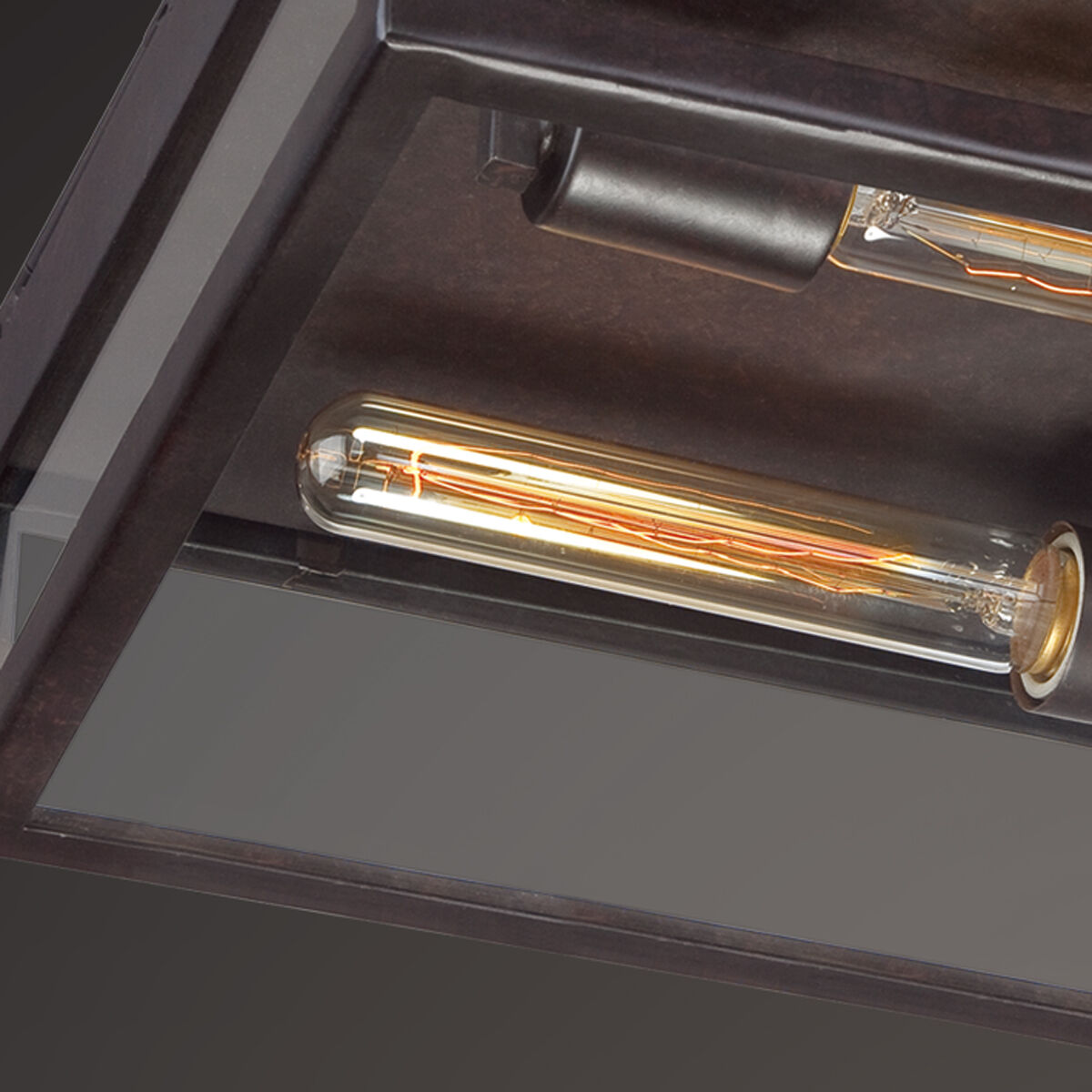 Retto 1 Light 12 inch Bronze Outdoor Wall Mount