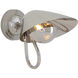 Keaton 1 Light 8.25 inch Polished Nickel Wall Sconce Wall Light, Single