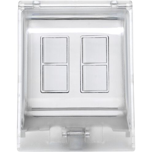 Ontario 5 X 3 inch White Patio Heater Dual Duplex Stack Switch