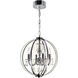 Abia LED 16 inch Chrome Up Chandelier Ceiling Light