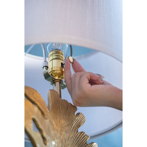 Anita 22.2 inch 40.00 watt Gold/White Table Lamp Portable Light