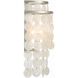 Brielle Bath Wall Light in Antique Silver