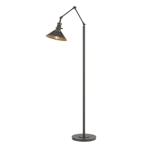 Henry 60.8 inch 60 watt Dark Smoke and Oil Rubbed Bronze Swing Arm Floor Lamp Portable Light in Dark Smoke/Oil Rubbed Bronze