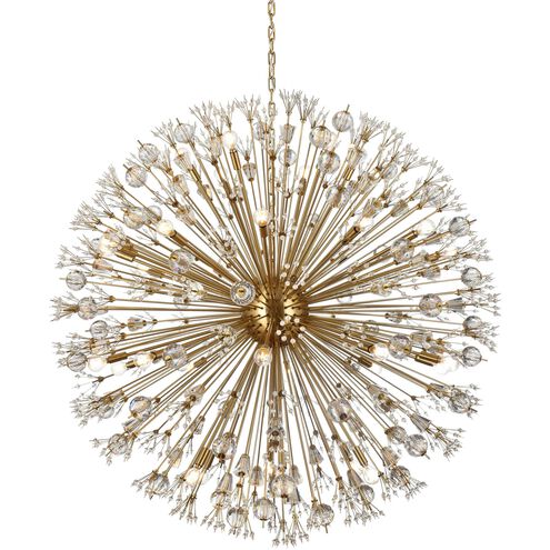 Vera 34 Light 50 inch Gold Pendant Ceiling Light