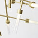 Sean Lavin Linger LED 52.3 inch Natural Brass Chandelier Ceiling Light, Integrated LED