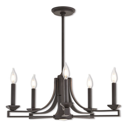 Trumbull 6 Light 24 inch Bronze Chandelier Ceiling Light