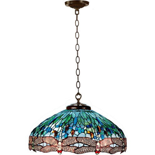 Evelyn 1 Light 23 inch Antique Bronze Pendant Ceiling Light