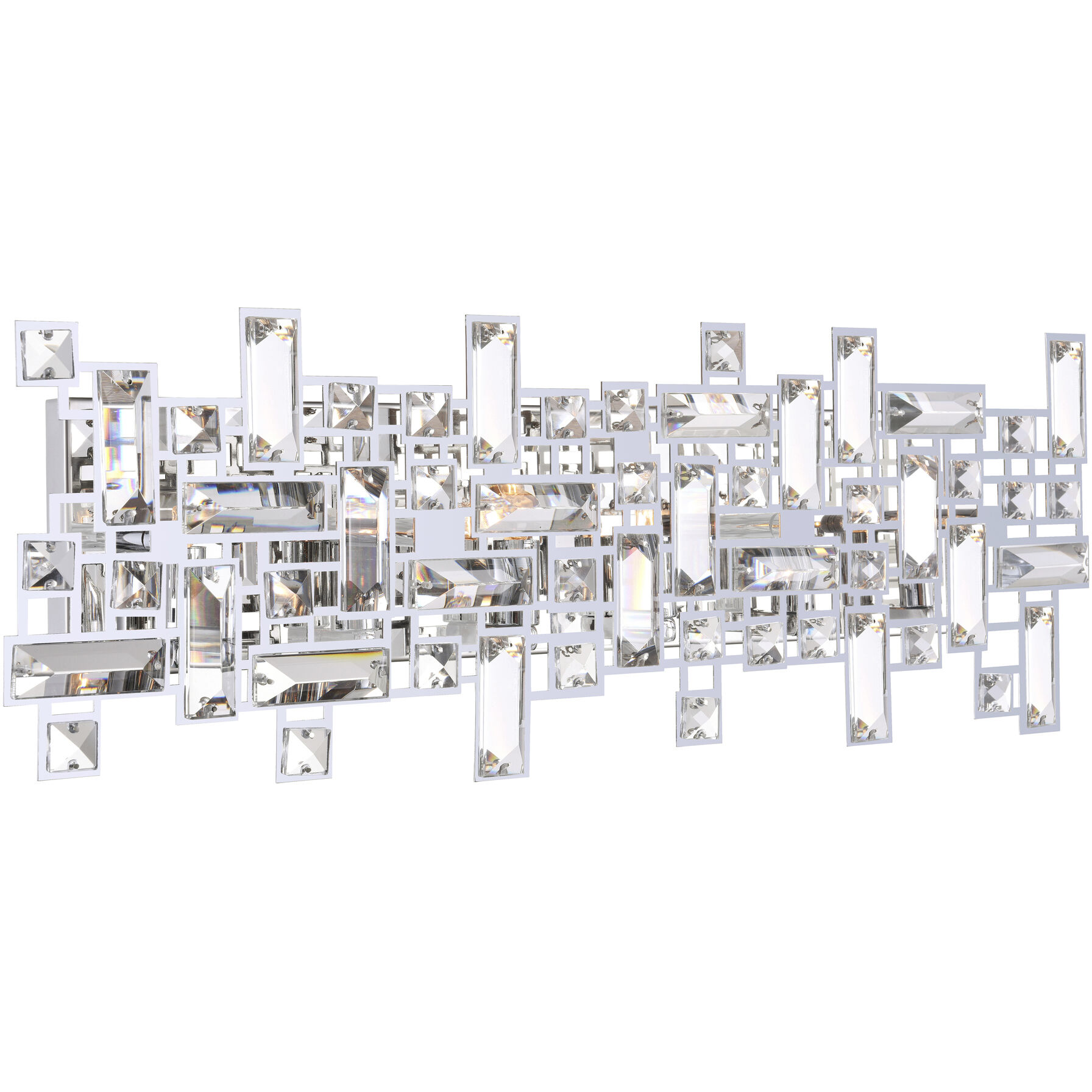 Arley 6 Light 24 inch Chrome Vanity Light Wall Light