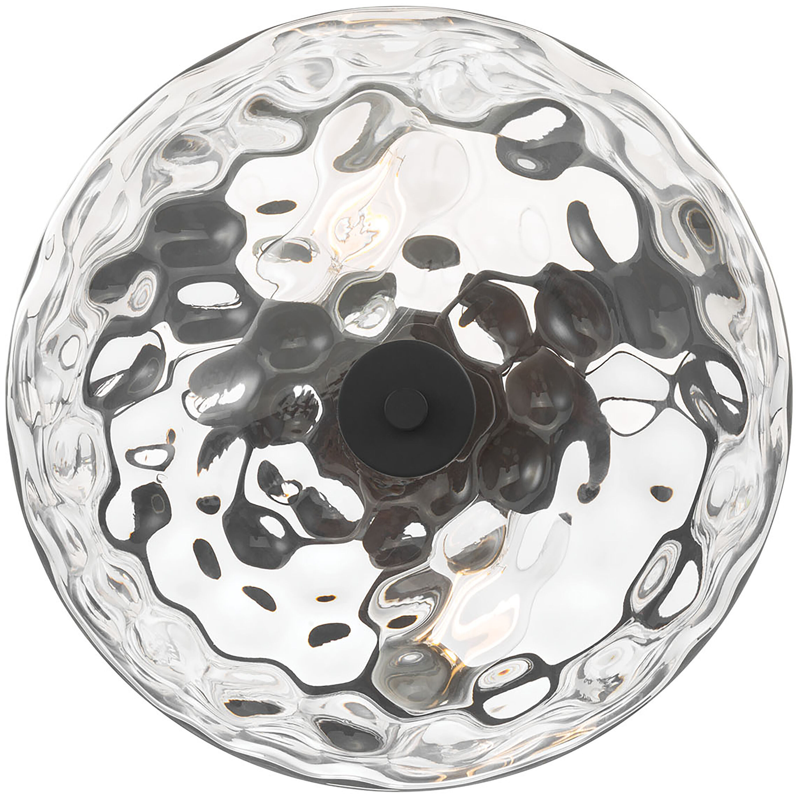 Clarvyn 2 Light 12 inch Matte Black Semi-Flush Mount Ceiling Light