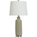 Celtic 29.5 inch 100.00 watt Gray Taupe Table Lamp Portable Light