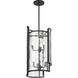 Bella Collina 6 Light 14 inch Coal Foyer Pendant Ceiling Light