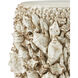 Corfu 12.5 inch Milky White Accent Table
