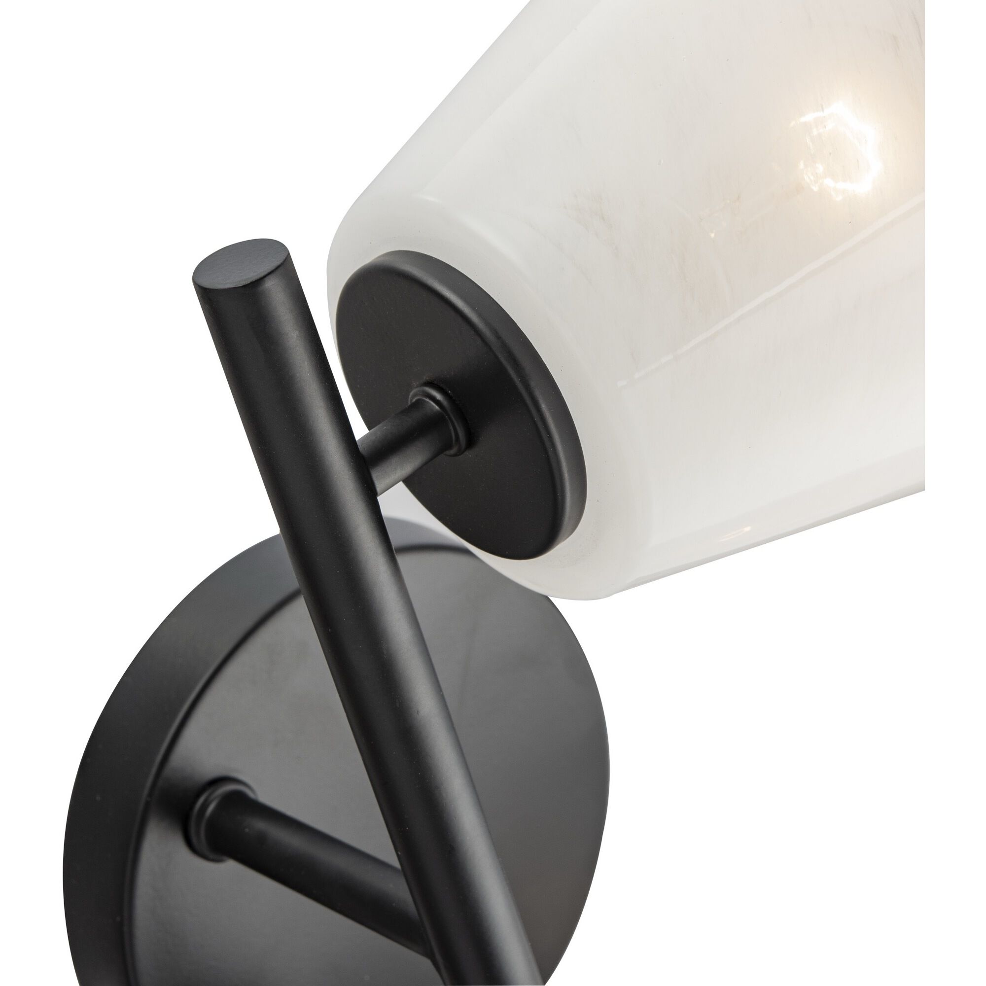 Brooke 2 Light 14.75 inch Black Bathroom Vanity Wall Light