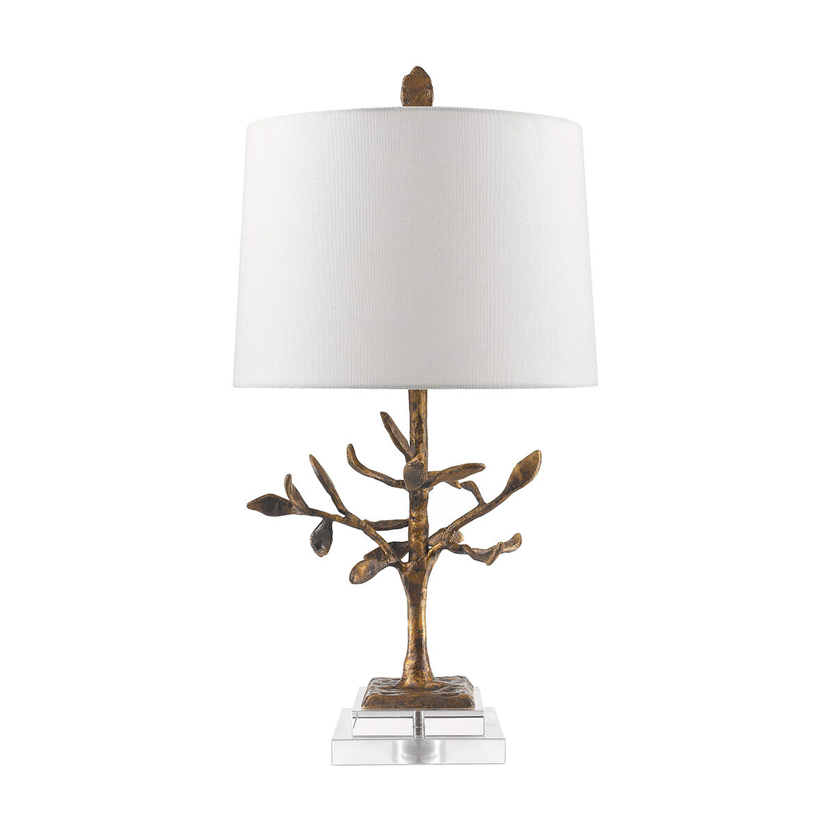 Audubon Park 28 inch 100.00 watt Distressed Gold Table Lamp Portable Light, Gilded Nola 