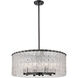 Glacier 10 Light 26.75 inch Matte Black Chandelier Ceiling Light