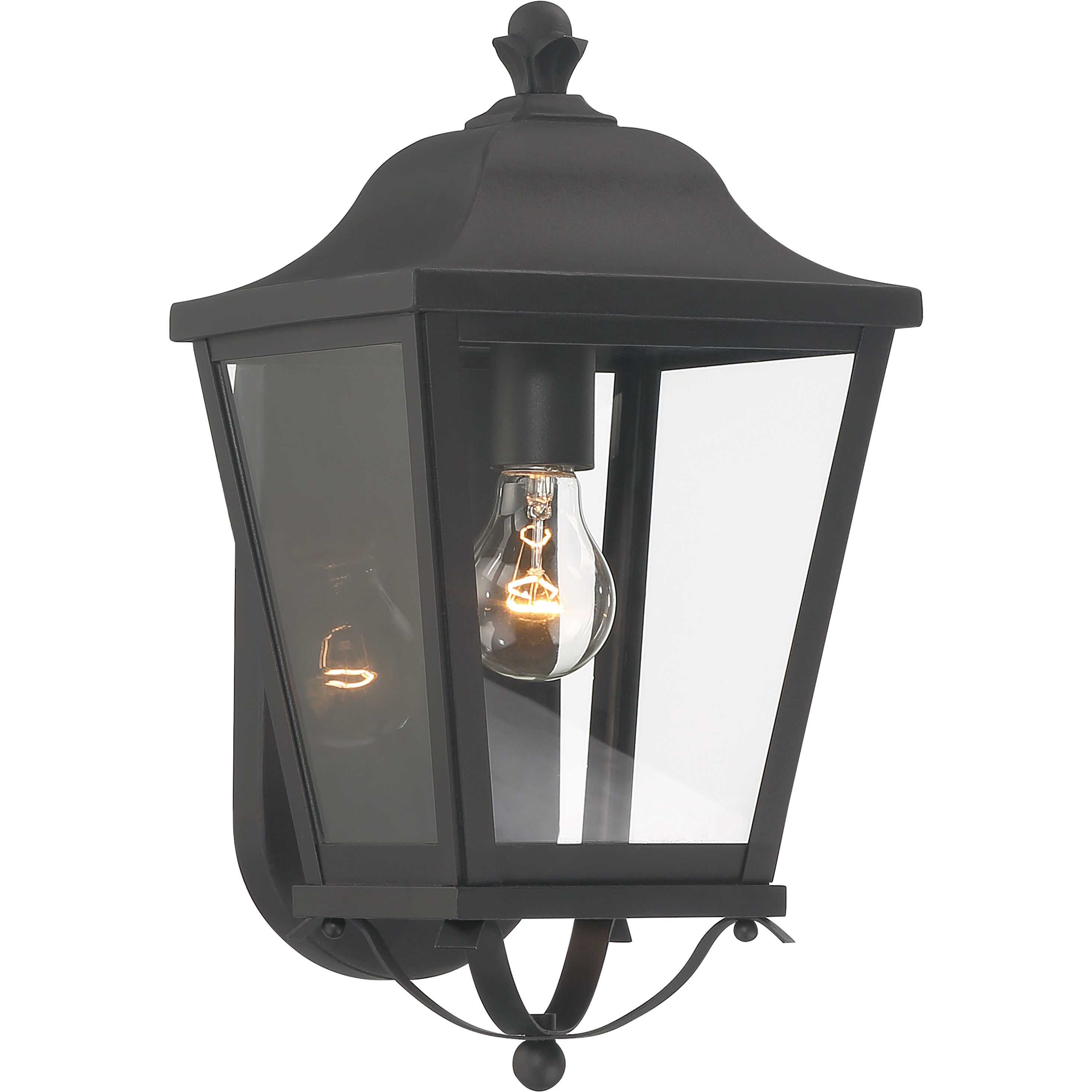 Savannah 1 Light 16 inch Sand Coal Outdoor Wall Mount, The Great Outdoors