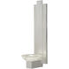 Delphi Wall Sconce Wall Light in Silver