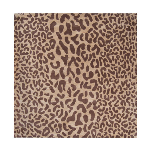 Athena 117 X 117 inch Dark Brown/Camel Rugs, Wool