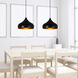 Dynamic 1 Light 13 inch Black Down Pendant Ceiling Light