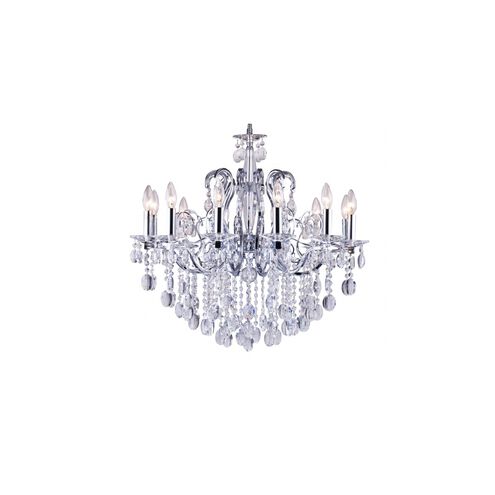 Canada 10 Light 28 inch Chrome Chandelier Ceiling Light