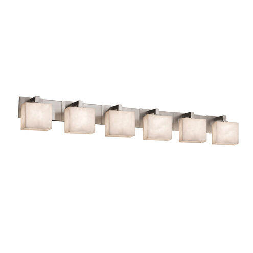 Clouds LED 55.5 inch Brushed Nickel Vanity Light Wall Light in 4200 Lm LED, Rectangle