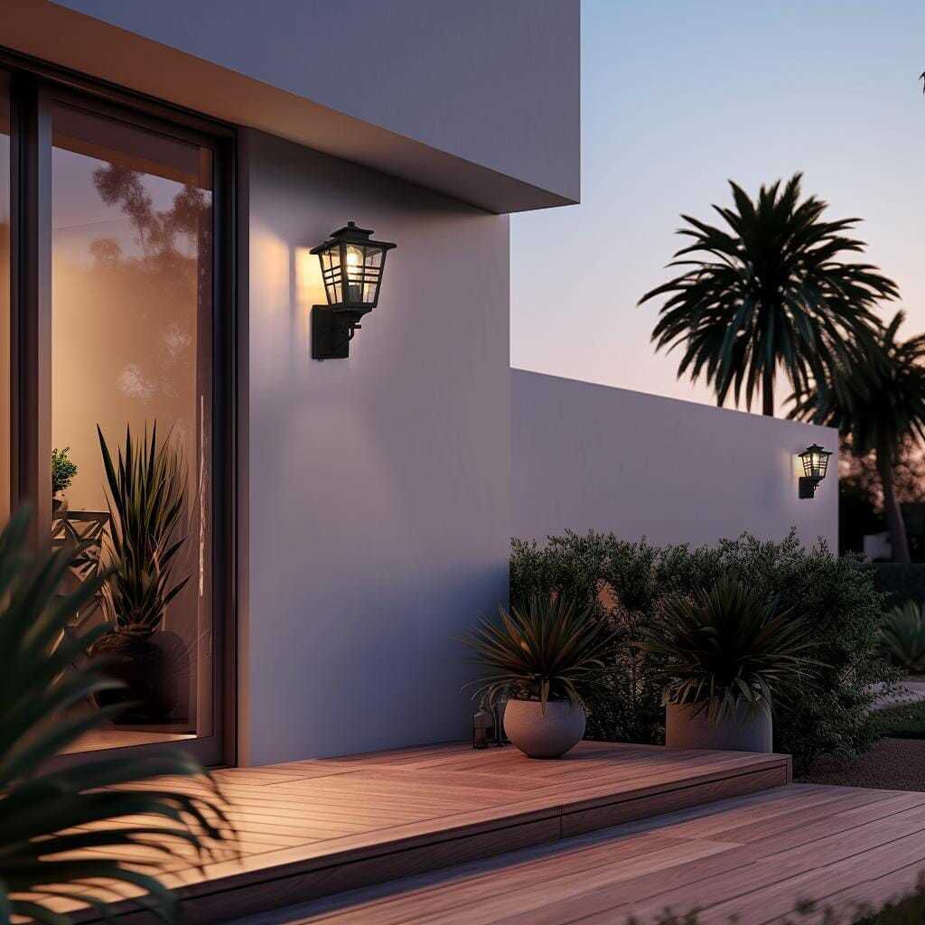 Macon 1 Light 15 inch Black Outdoor Wall Sconce