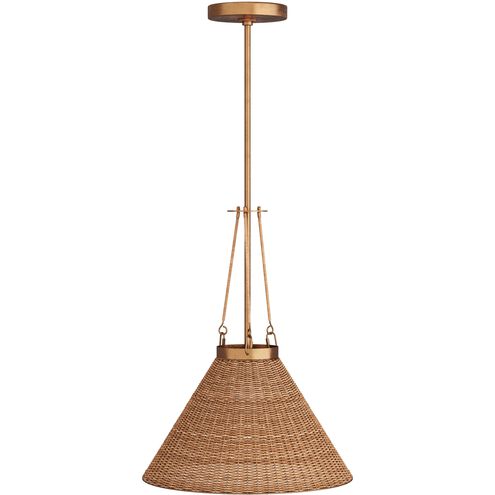 Sedge 1 Light 16 inch Natural Pendant Ceiling Light