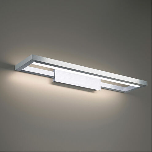 View LED 20 inch Brushed Aluminum Bath Vanity & Wall Light in 3500K, dweLED