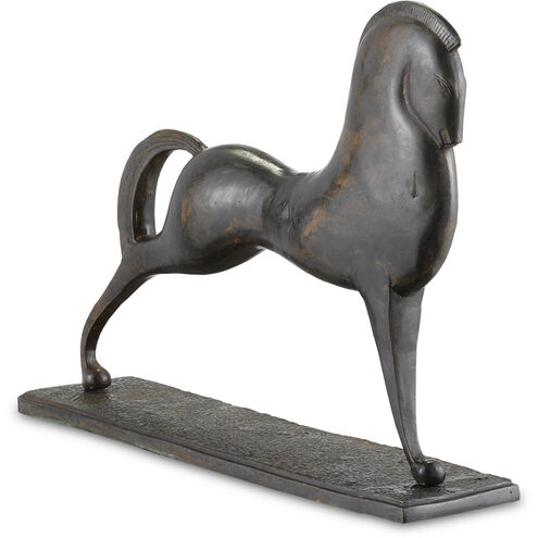 Assyrian Bronze Horse 20 X 15 inch Sculpture