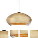 Brio 14 1 Light Black Cord Pendant Ceiling Light