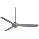 Rudolph 52 inch Brushed Nickel/Silver with Silver Blades Ceiling Fan