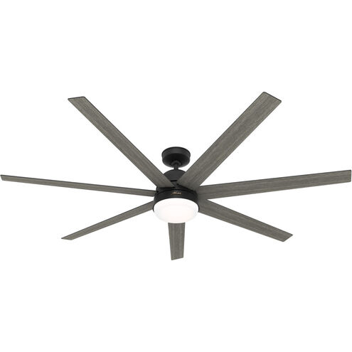 Phenomenon 70 inch Matte Black with Dark Gray Oak/Matte Black Blades Ceiling Fan