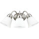 Fort Worth 3 Light 17 inch Satin Nickel Wall Sconce Wall Light