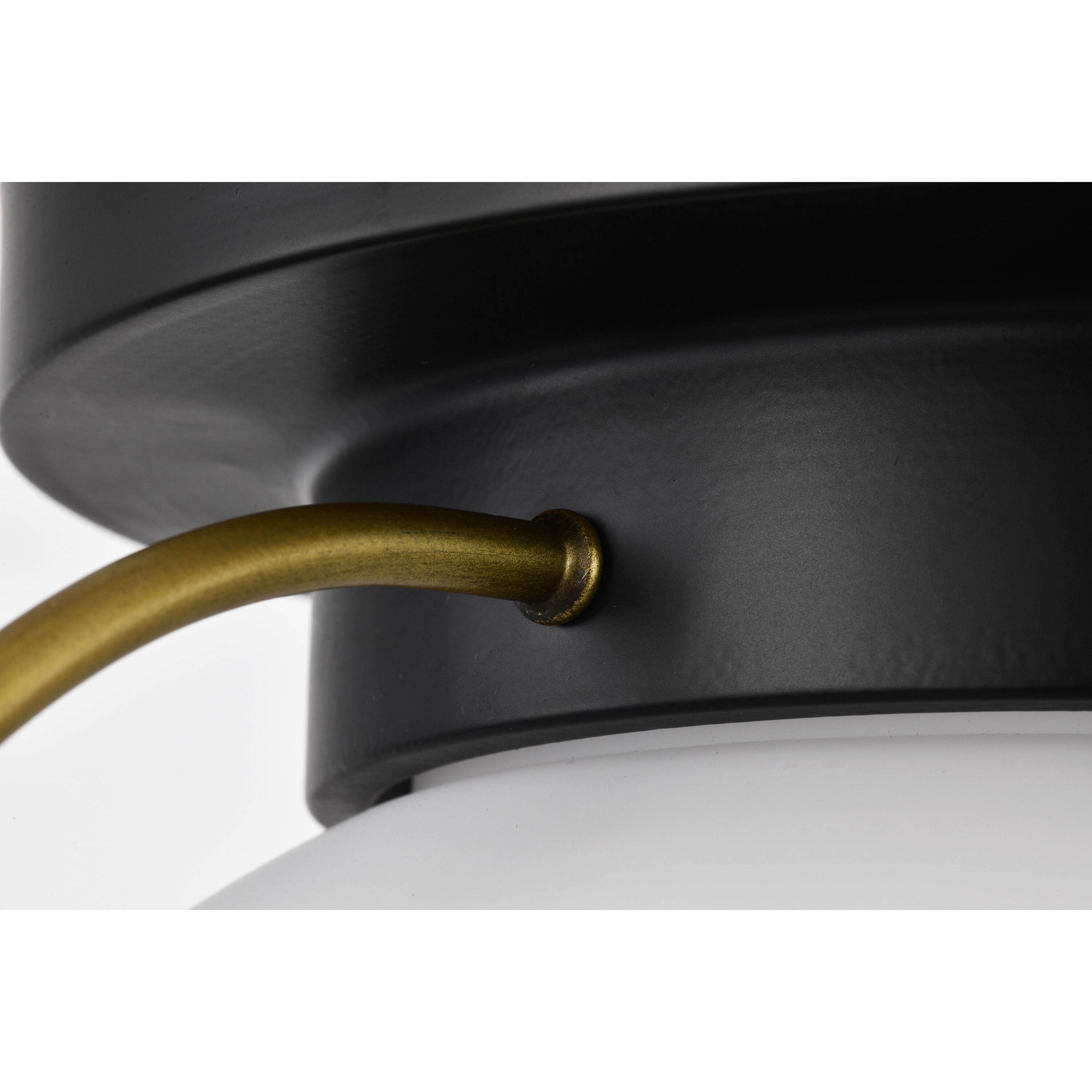 Lakeshore 1 Light 18 inch Matte Black Flush Mount Ceiling Light