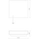 Mica All-terior Wall Light in White