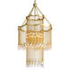 Kiara 12 Light 30 inch Gold Leaf Chandelier Ceiling Light