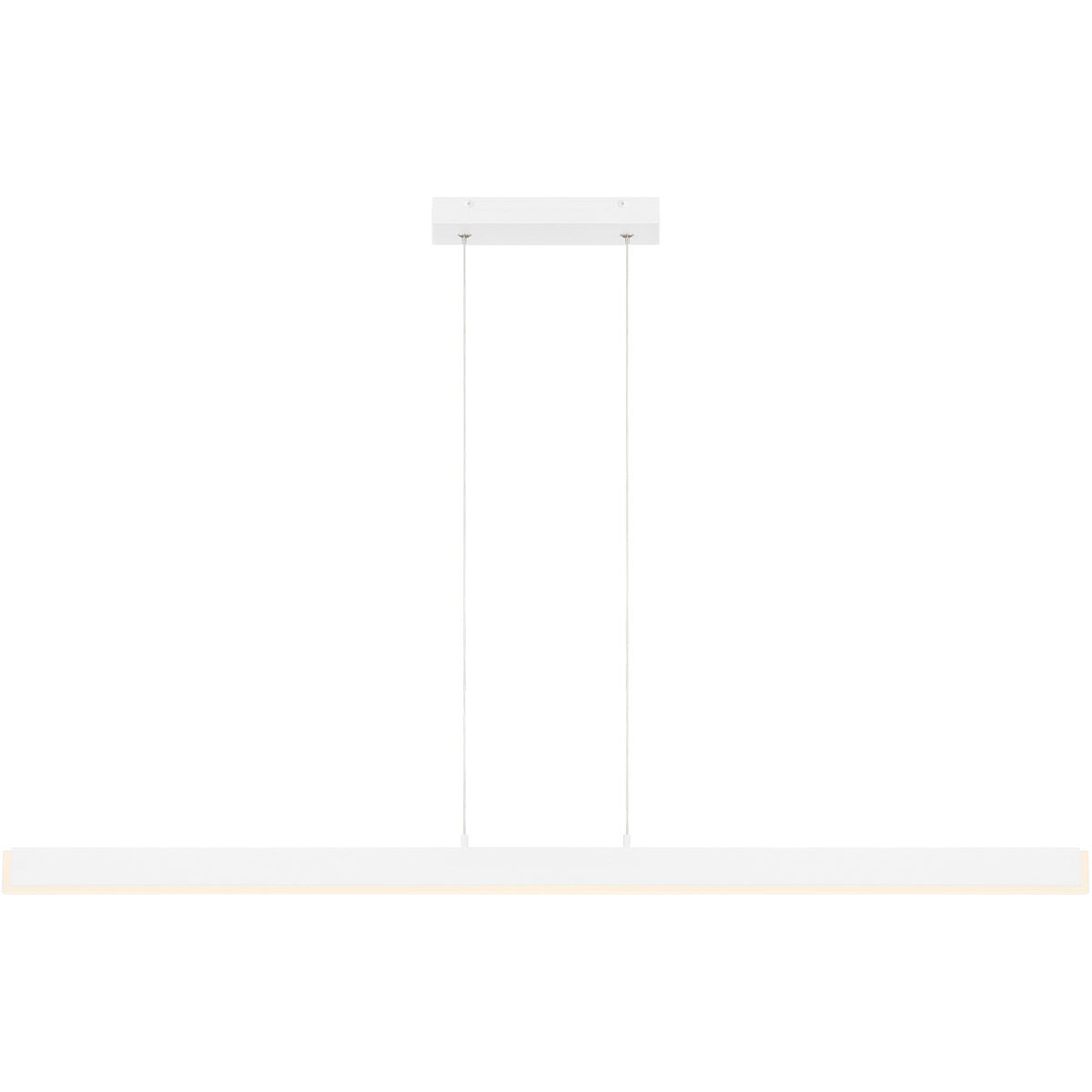 Illume LED 1 inch Matte White Pendant Ceiling Light