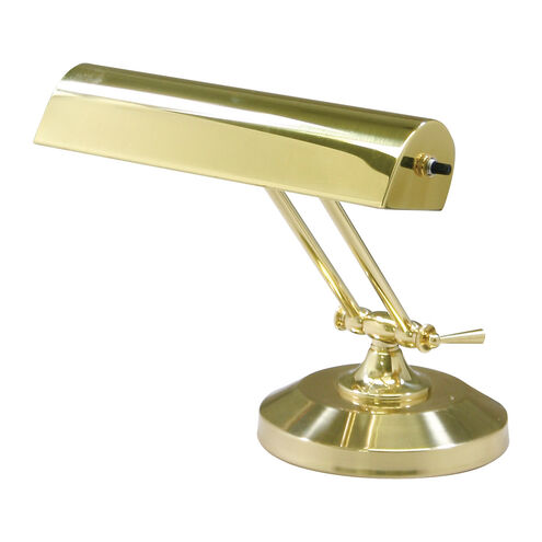 Piano/Desk 8 inch 40 watt Polished Brass Piano/Desk Lamp Portable Light in Round