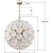 Esme 12 Light 28 inch Aged Brass Chandelier Ceiling Light