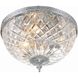 Radley 3 Light 12 inch Polished Chrome Flush Ceiling Light