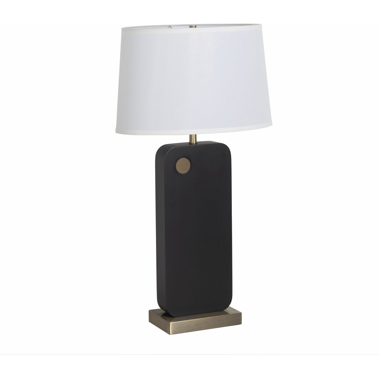Laurel 30 inch 23.00 watt Ebony and Weathered Brass Table Lamp Portable Light