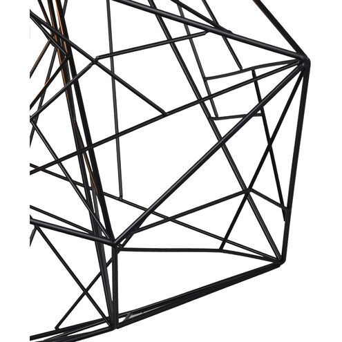 Bagheera 1 Light 20 inch Black Down Pendant Ceiling Light