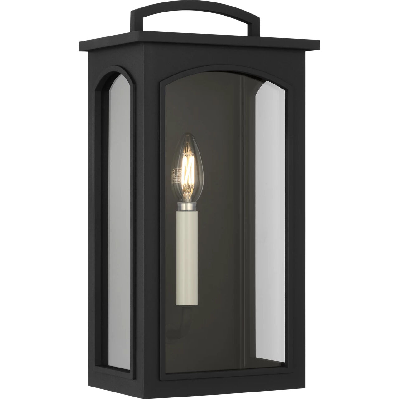 C&M by Chapman & Myers Modesto 1 Light 15.38 inch Textured Black Outdoor Wall Lantern