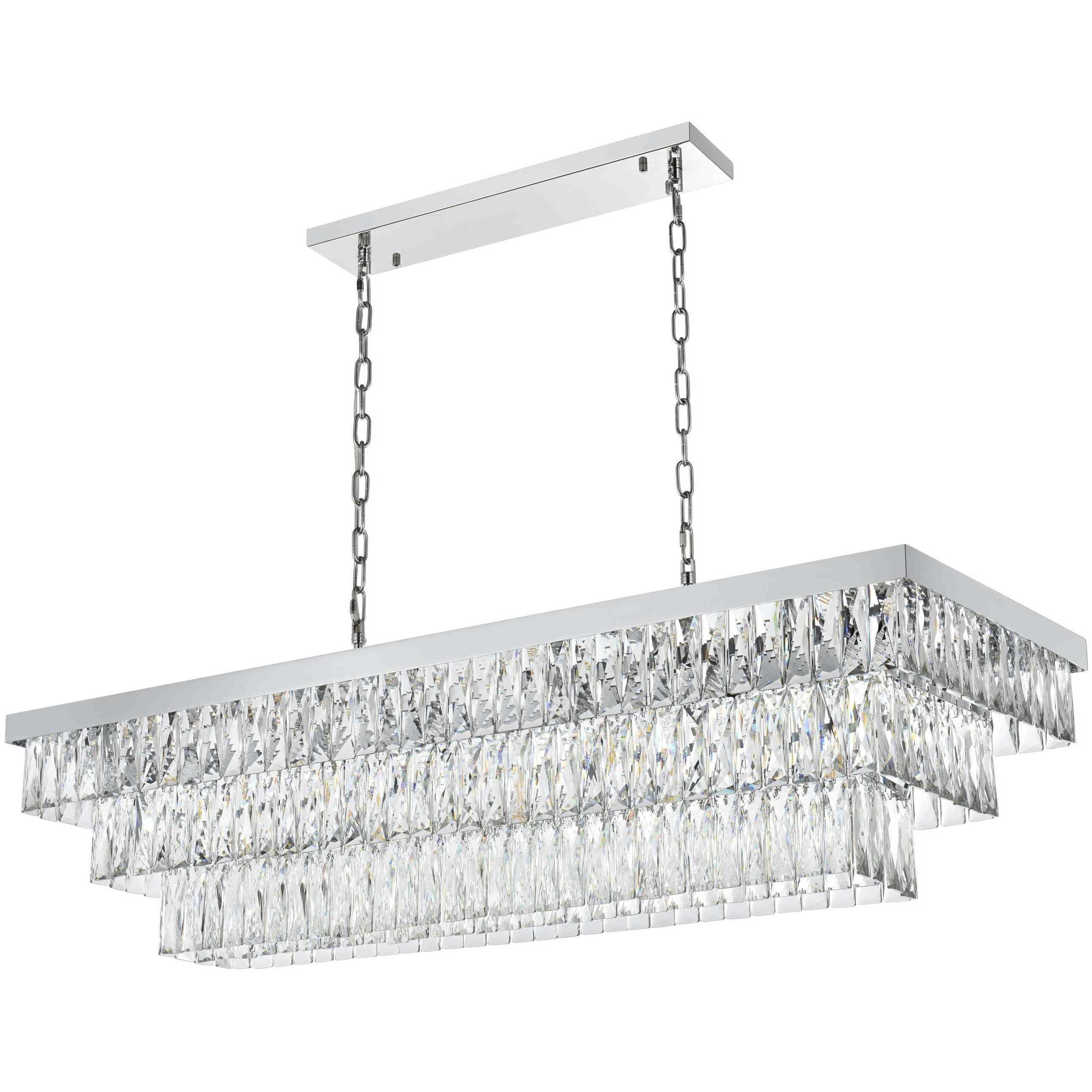 Josephine 17 Light 16 inch Chrome Chandelier Ceiling Light
